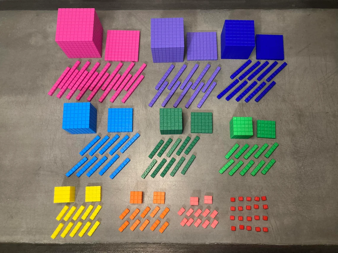 Rainbow Counting Set - Small